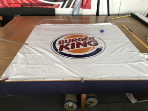 Burger King Temporary Sign Bag