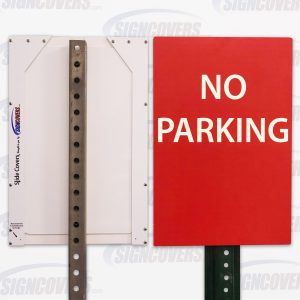 "No Parking" Parking Sign Slide Cover