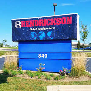 Sign Covers Monument Hendrickson