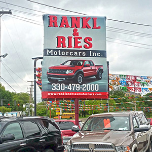 Sign Covers Pylon Motorcars