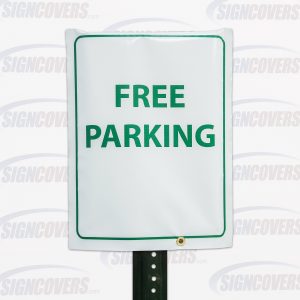 “Free Parking” Parking Sign Slip Cover